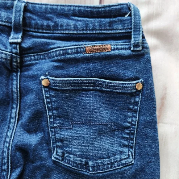 Smith + Rogue "No. 74 Trouser" Bootcut Blue Jeans Western | Women's Size 28 - Picture 10 of 15